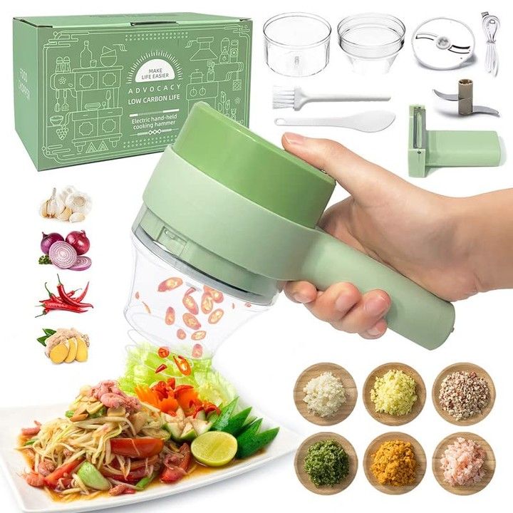 4-in-1 Electric Vegetable Cutter