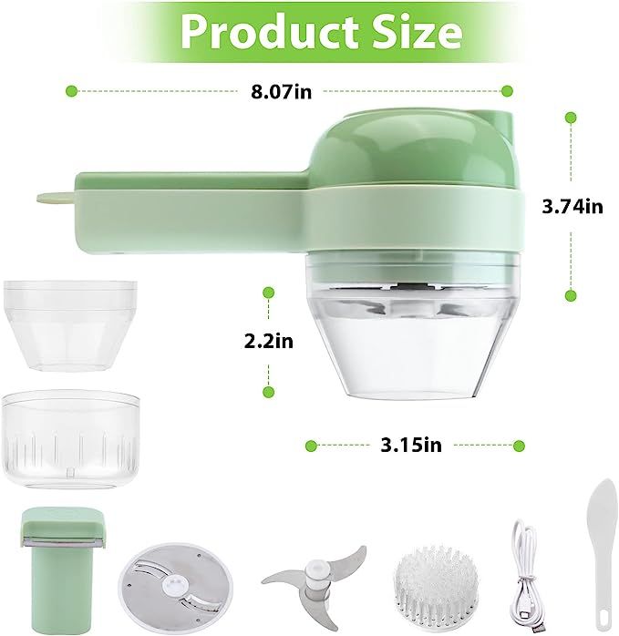 4-in-1 Electric Vegetable Cutter