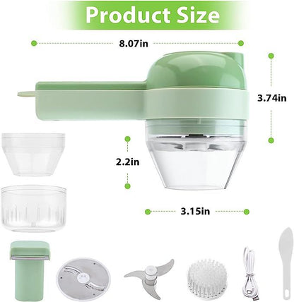 4-in-1 Electric Vegetable Cutter